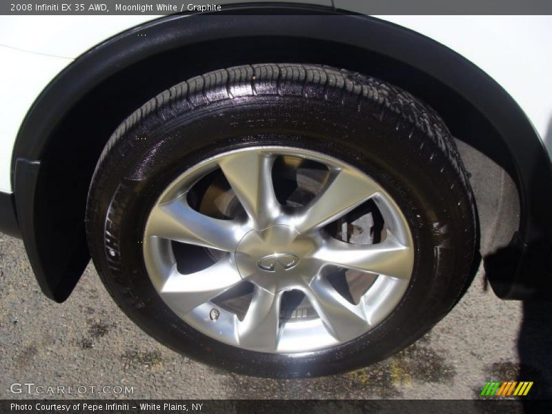 Moonlight White / Graphite 2008 Infiniti EX 35 AWD