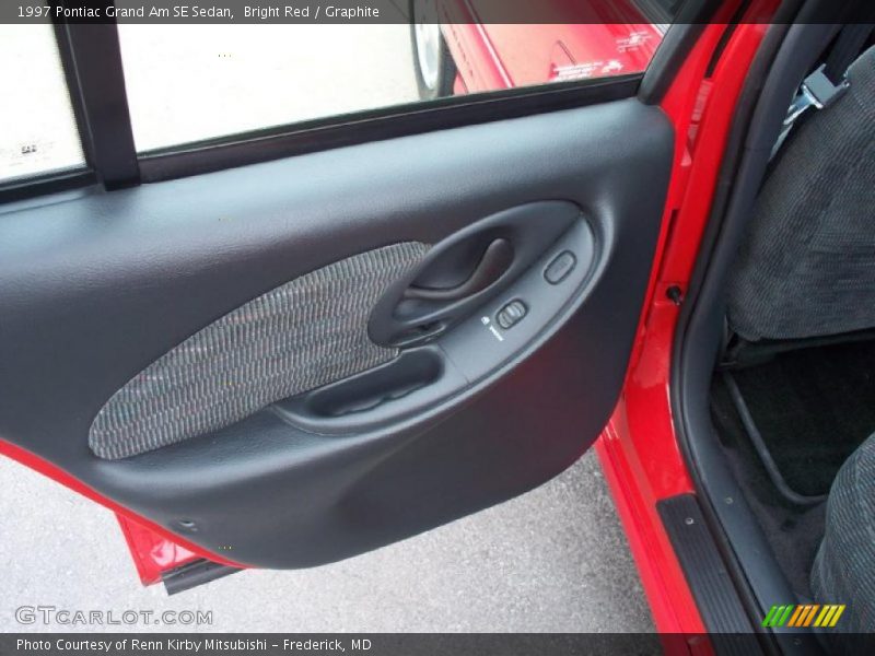 Bright Red / Graphite 1997 Pontiac Grand Am SE Sedan