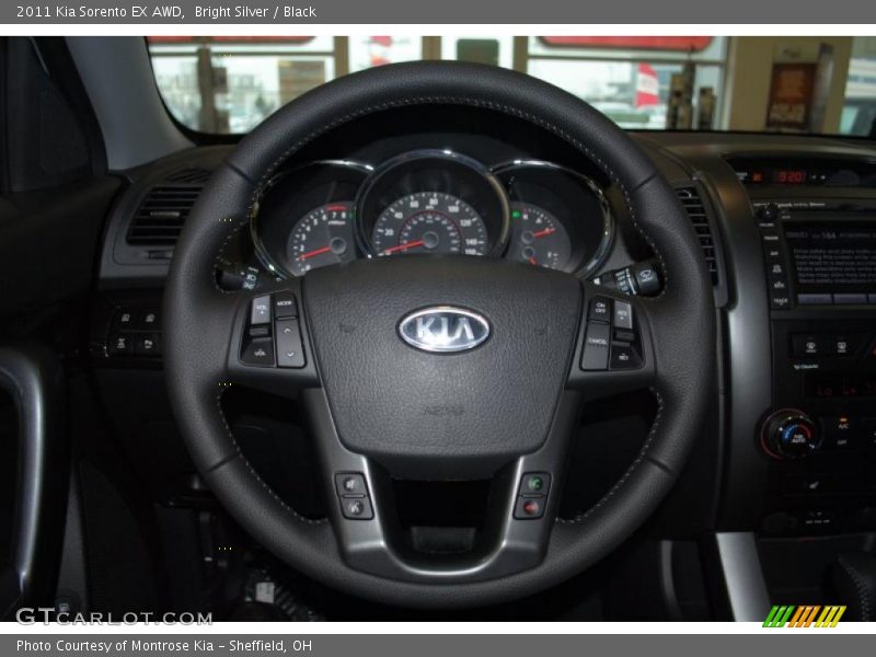 Bright Silver / Black 2011 Kia Sorento EX AWD