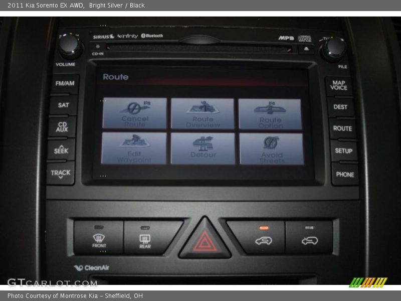 Bright Silver / Black 2011 Kia Sorento EX AWD