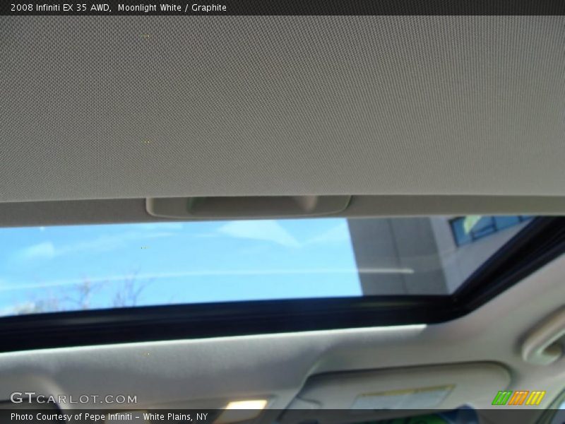 Moonlight White / Graphite 2008 Infiniti EX 35 AWD