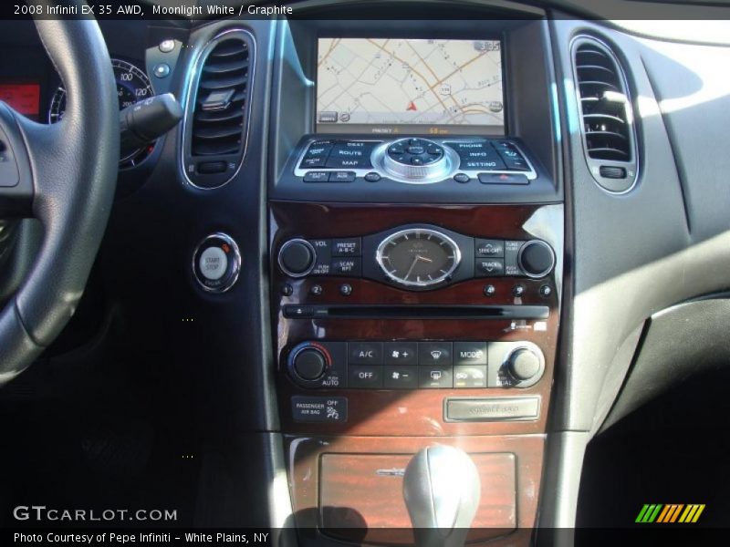Moonlight White / Graphite 2008 Infiniti EX 35 AWD