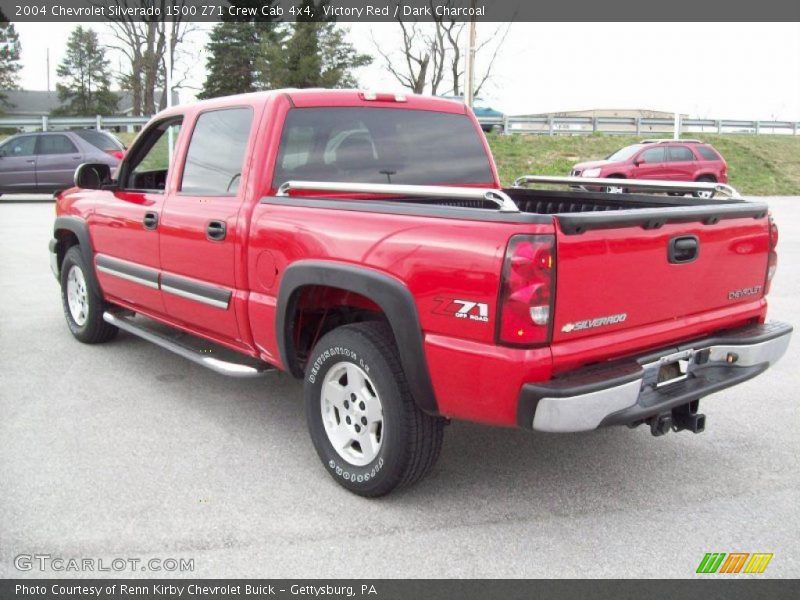 Victory Red / Dark Charcoal 2004 Chevrolet Silverado 1500 Z71 Crew Cab 4x4