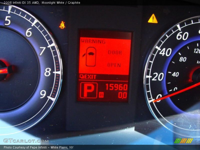 Moonlight White / Graphite 2008 Infiniti EX 35 AWD