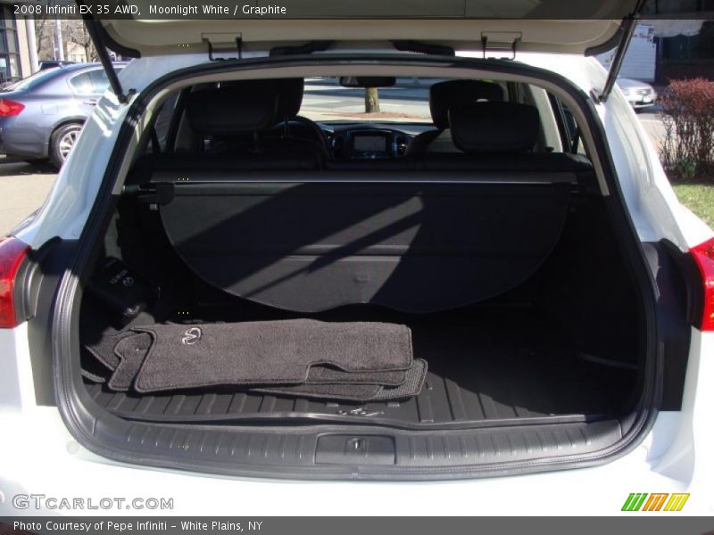 Moonlight White / Graphite 2008 Infiniti EX 35 AWD