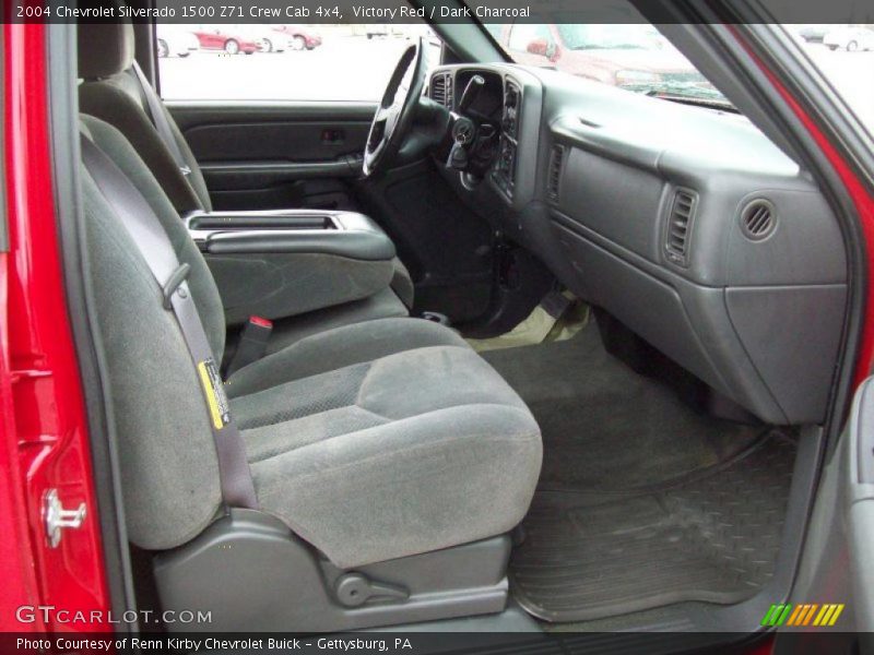 Victory Red / Dark Charcoal 2004 Chevrolet Silverado 1500 Z71 Crew Cab 4x4