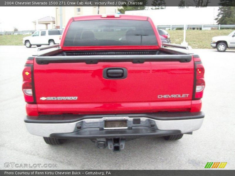 Victory Red / Dark Charcoal 2004 Chevrolet Silverado 1500 Z71 Crew Cab 4x4