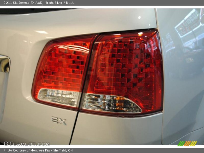 Bright Silver / Black 2011 Kia Sorento EX AWD