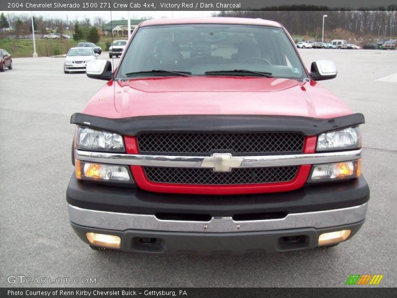 Victory Red / Dark Charcoal 2004 Chevrolet Silverado 1500 Z71 Crew Cab 4x4