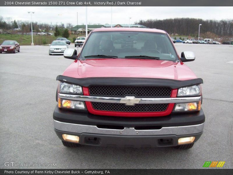 Victory Red / Dark Charcoal 2004 Chevrolet Silverado 1500 Z71 Crew Cab 4x4