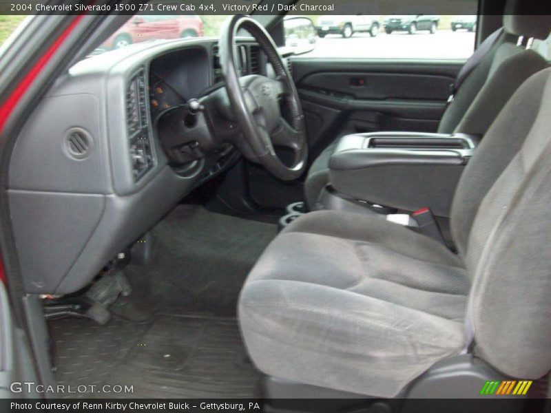 Victory Red / Dark Charcoal 2004 Chevrolet Silverado 1500 Z71 Crew Cab 4x4