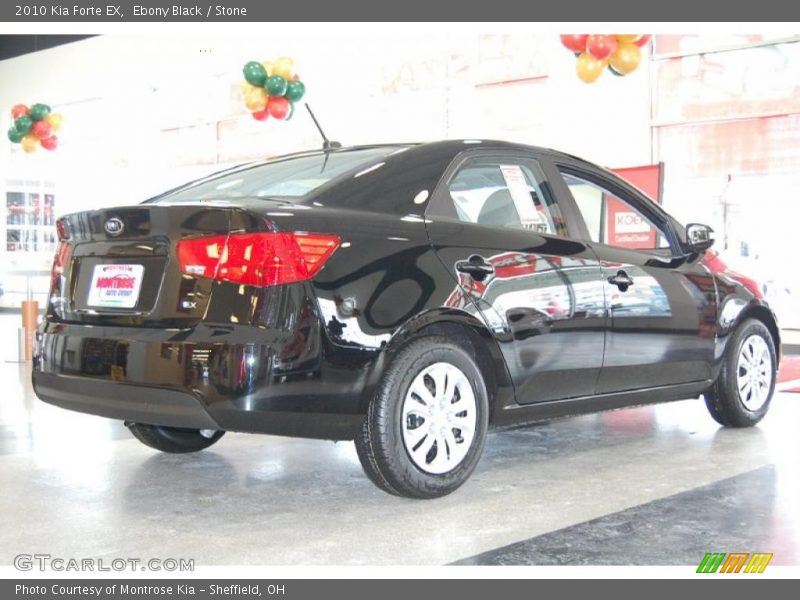 Ebony Black / Stone 2010 Kia Forte EX