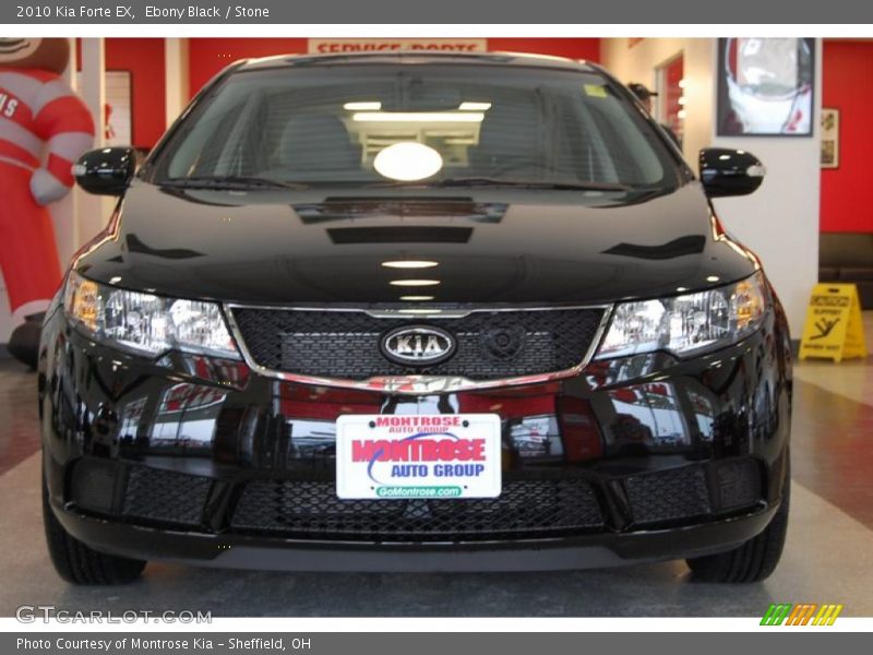 Ebony Black / Stone 2010 Kia Forte EX