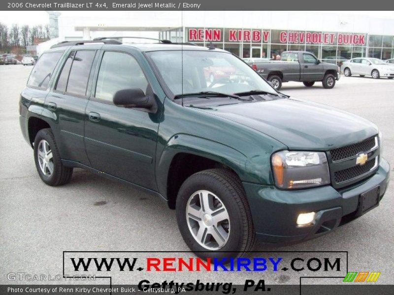 Emerald Jewel Metallic / Ebony 2006 Chevrolet TrailBlazer LT 4x4