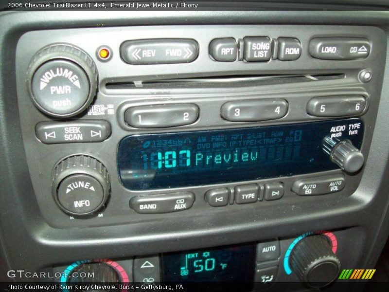 Emerald Jewel Metallic / Ebony 2006 Chevrolet TrailBlazer LT 4x4