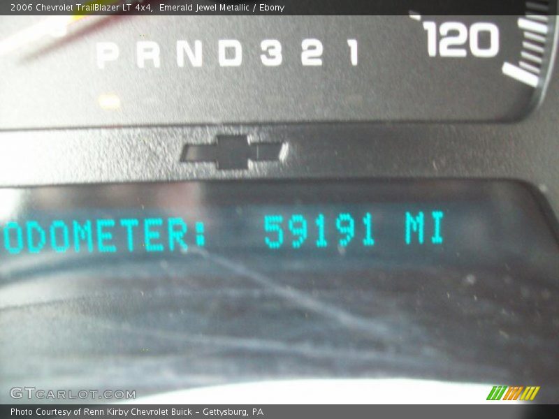 Emerald Jewel Metallic / Ebony 2006 Chevrolet TrailBlazer LT 4x4