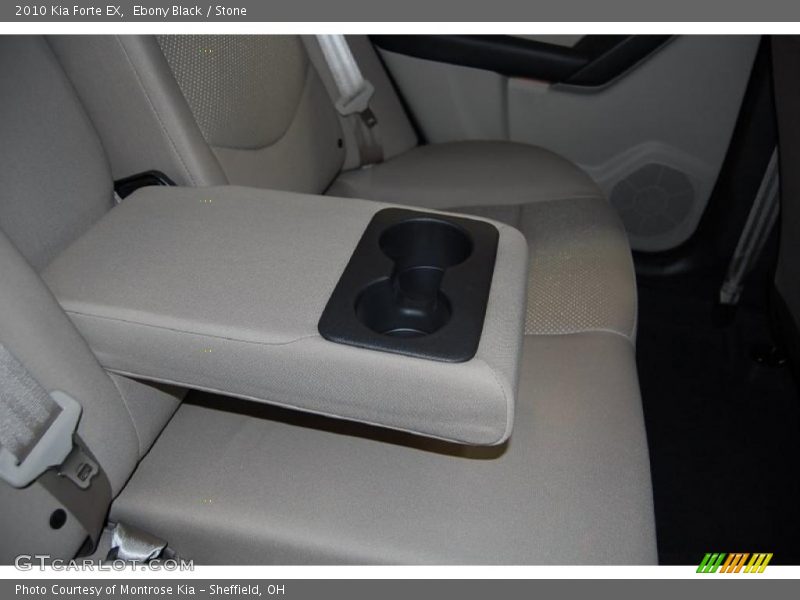 Ebony Black / Stone 2010 Kia Forte EX