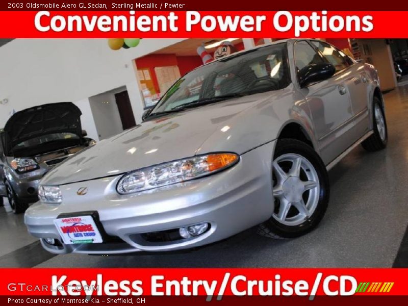 Sterling Metallic / Pewter 2003 Oldsmobile Alero GL Sedan