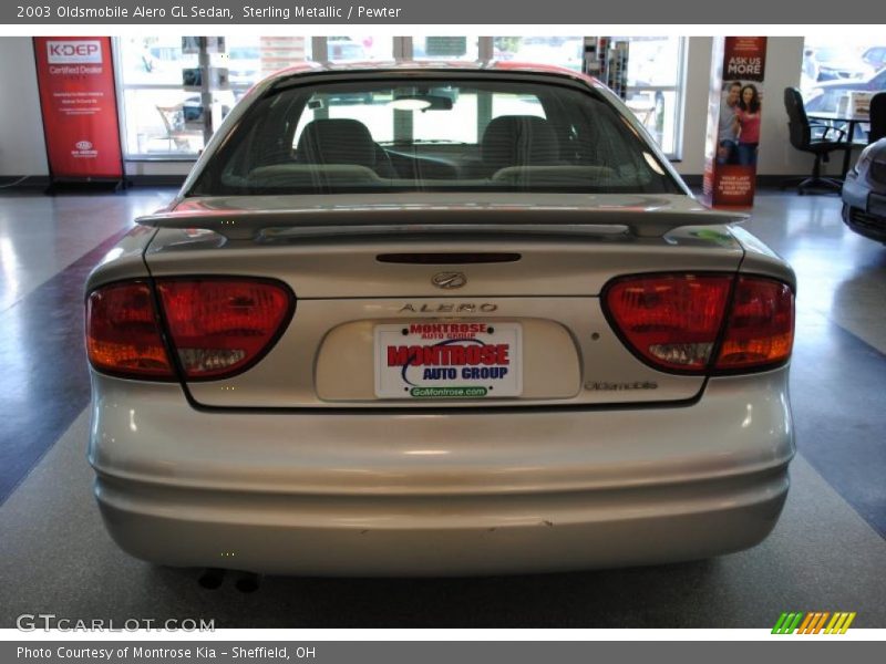 Sterling Metallic / Pewter 2003 Oldsmobile Alero GL Sedan