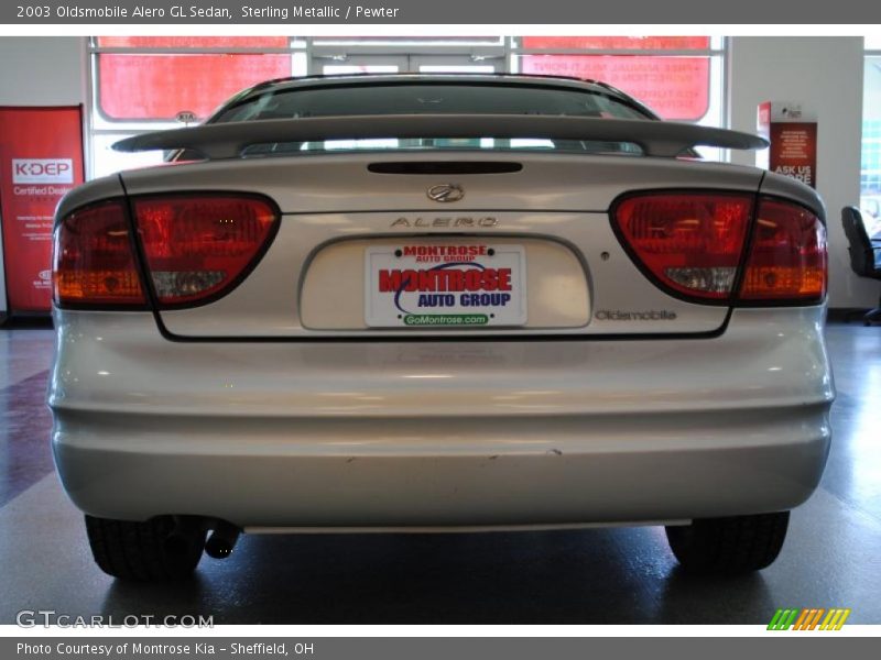 Sterling Metallic / Pewter 2003 Oldsmobile Alero GL Sedan
