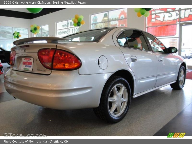 Sterling Metallic / Pewter 2003 Oldsmobile Alero GL Sedan