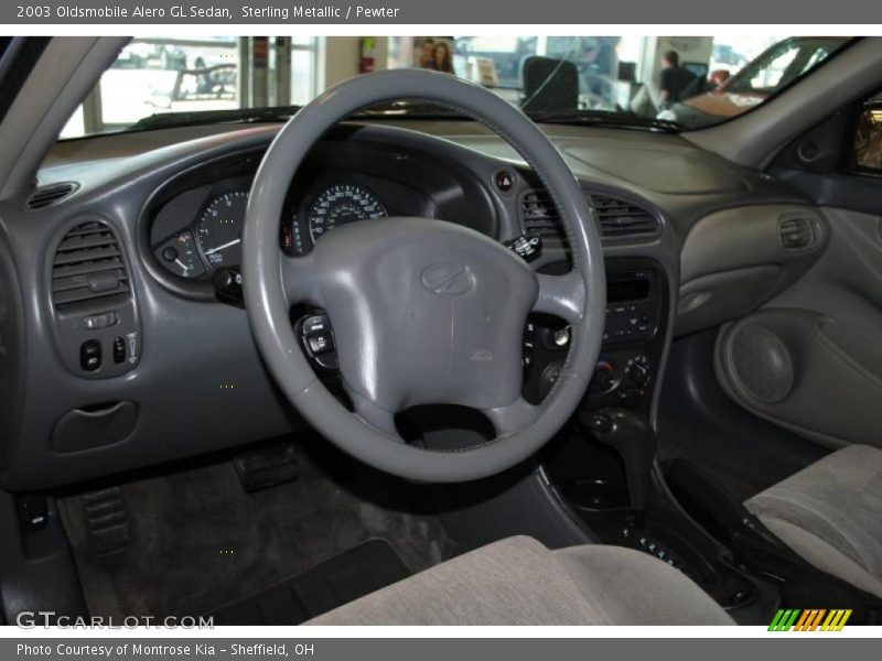 Sterling Metallic / Pewter 2003 Oldsmobile Alero GL Sedan