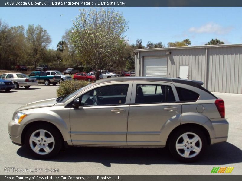Light Sandstone Metallic / Dark Slate Gray 2009 Dodge Caliber SXT