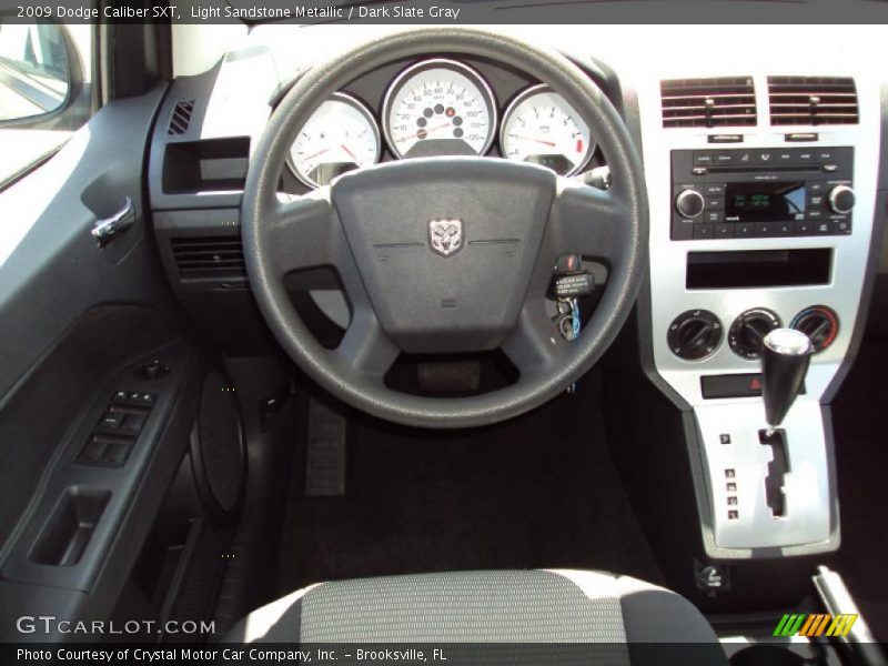 Light Sandstone Metallic / Dark Slate Gray 2009 Dodge Caliber SXT