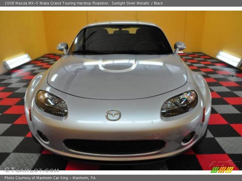 Sunlight Silver Metallic / Black 2008 Mazda MX-5 Miata Grand Touring Hardtop Roadster