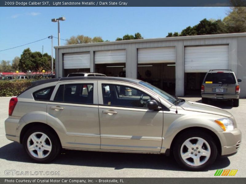 Light Sandstone Metallic / Dark Slate Gray 2009 Dodge Caliber SXT