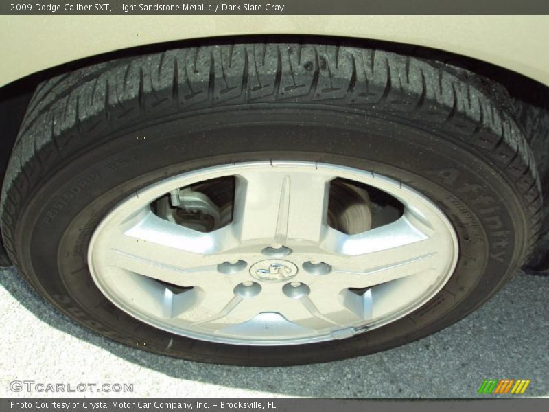 Light Sandstone Metallic / Dark Slate Gray 2009 Dodge Caliber SXT