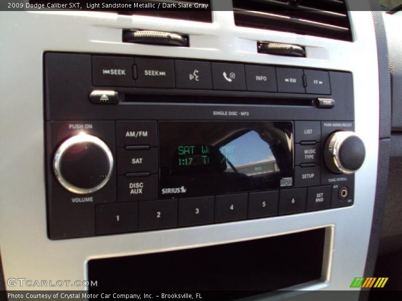 Light Sandstone Metallic / Dark Slate Gray 2009 Dodge Caliber SXT