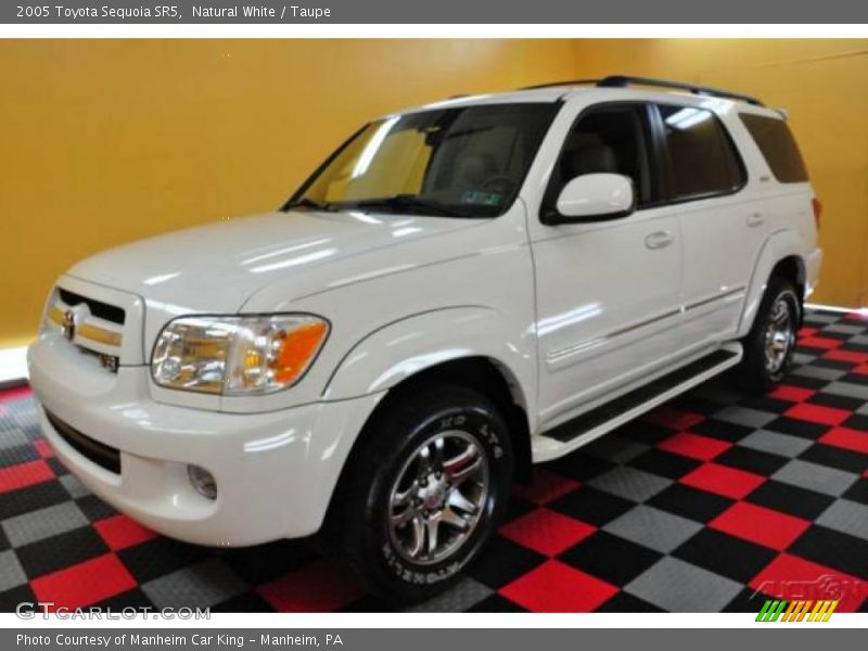 Natural White / Taupe 2005 Toyota Sequoia SR5