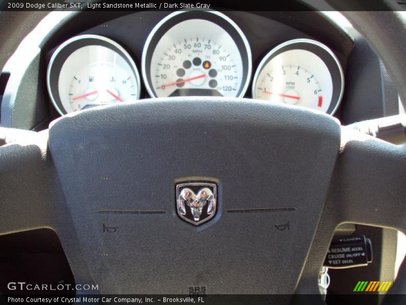 Light Sandstone Metallic / Dark Slate Gray 2009 Dodge Caliber SXT