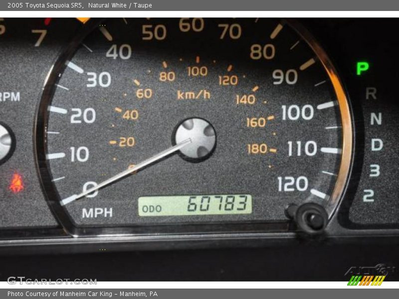 Natural White / Taupe 2005 Toyota Sequoia SR5