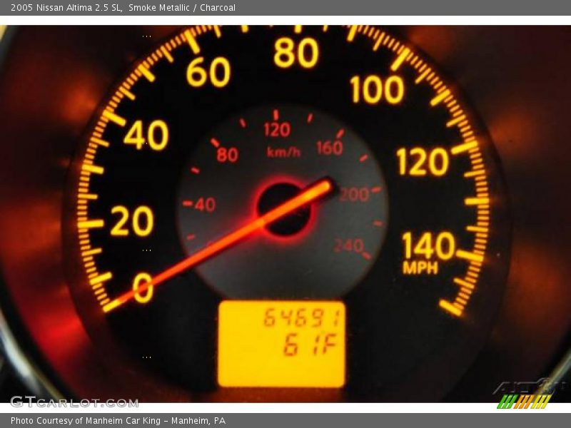 Smoke Metallic / Charcoal 2005 Nissan Altima 2.5 SL