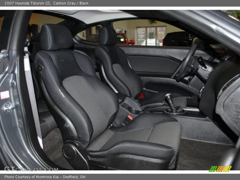Carbon Gray / Black 2007 Hyundai Tiburon GS
