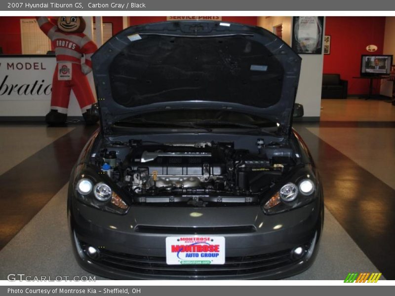 Carbon Gray / Black 2007 Hyundai Tiburon GS