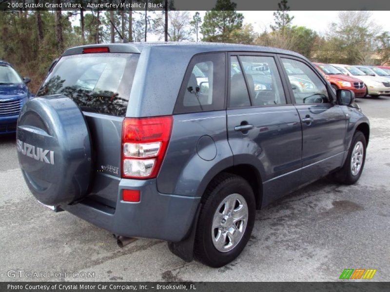 Azure Grey Metallic / Black 2008 Suzuki Grand Vitara