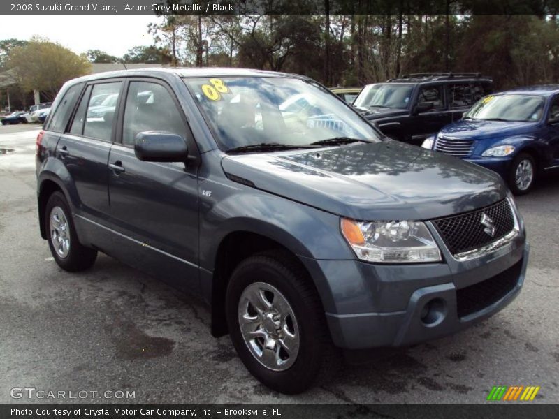 Azure Grey Metallic / Black 2008 Suzuki Grand Vitara