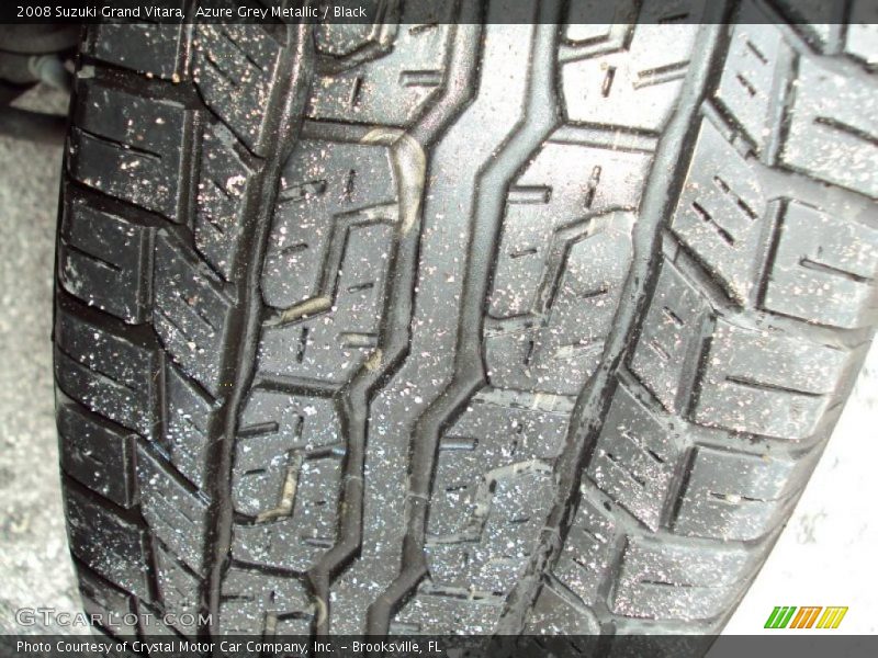 Azure Grey Metallic / Black 2008 Suzuki Grand Vitara