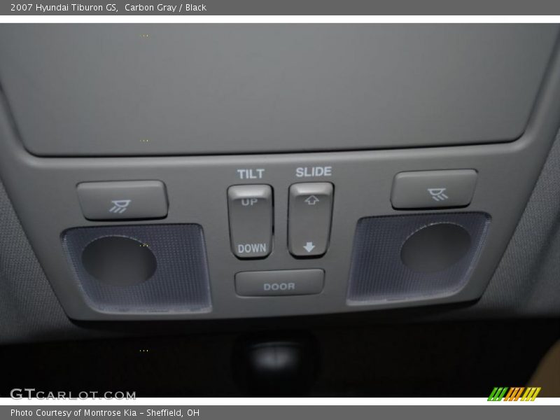 Carbon Gray / Black 2007 Hyundai Tiburon GS