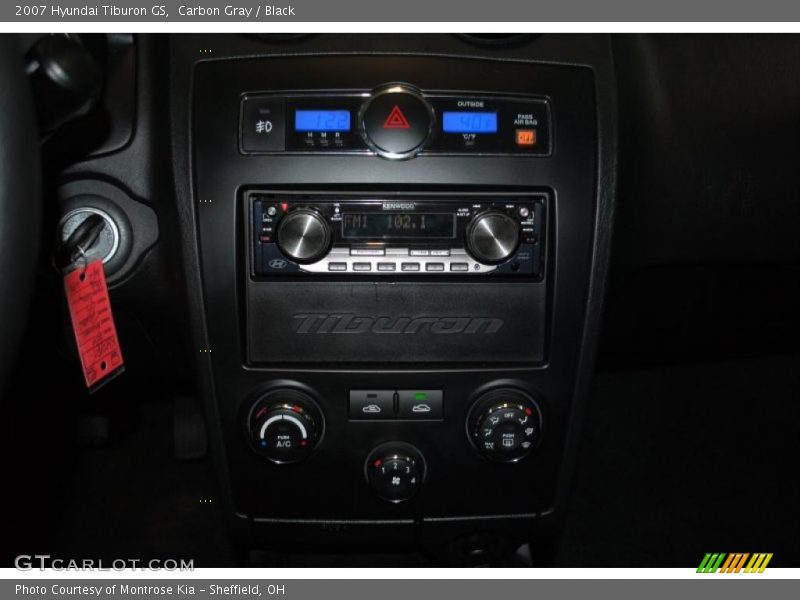 Carbon Gray / Black 2007 Hyundai Tiburon GS