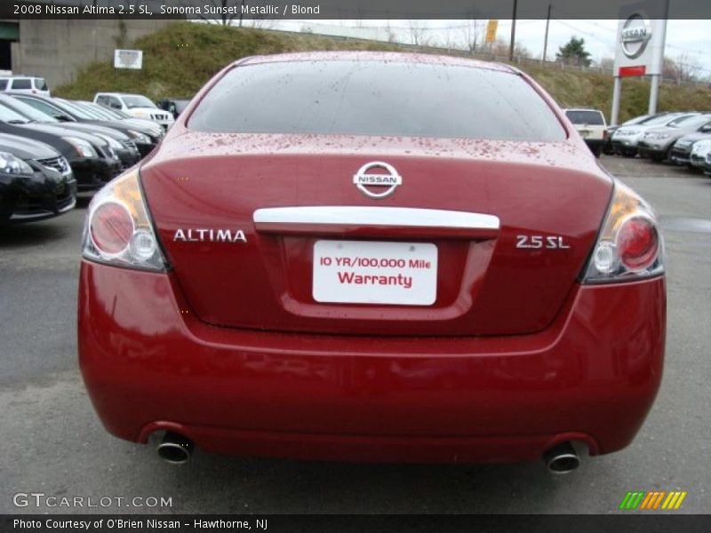 Sonoma Sunset Metallic / Blond 2008 Nissan Altima 2.5 SL