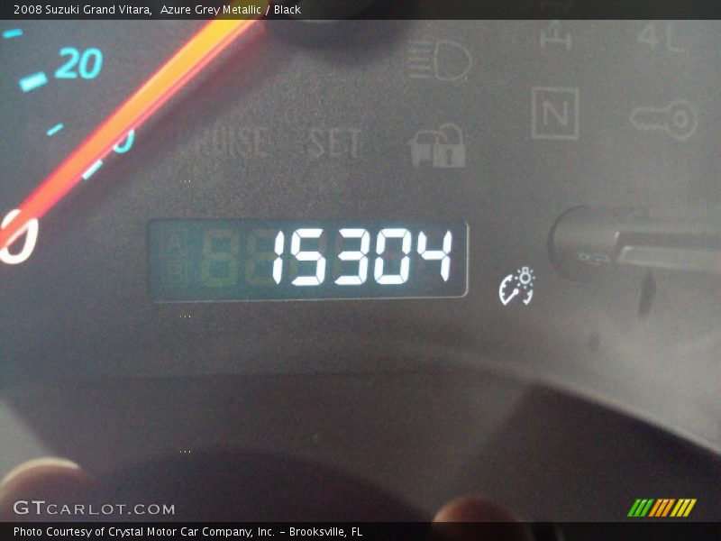 Azure Grey Metallic / Black 2008 Suzuki Grand Vitara