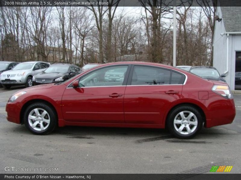 Sonoma Sunset Metallic / Blond 2008 Nissan Altima 2.5 SL