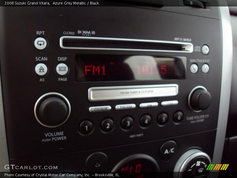 Azure Grey Metallic / Black 2008 Suzuki Grand Vitara
