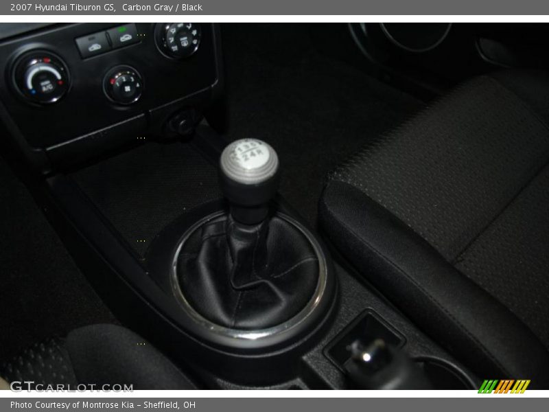 Carbon Gray / Black 2007 Hyundai Tiburon GS