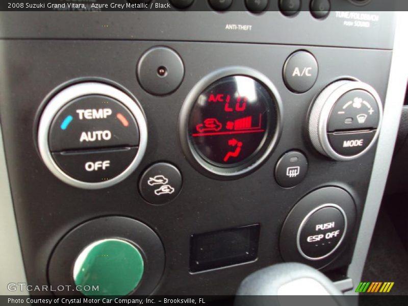Azure Grey Metallic / Black 2008 Suzuki Grand Vitara