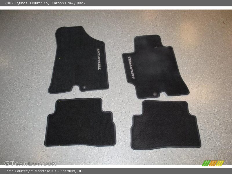 Carbon Gray / Black 2007 Hyundai Tiburon GS